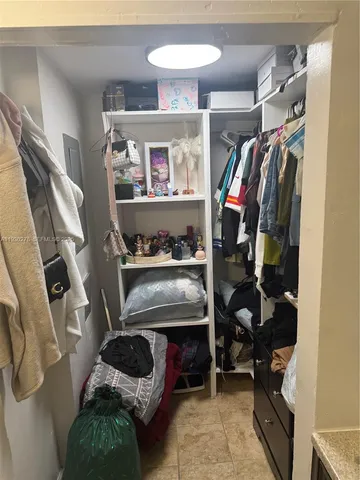 a room with storage and utility