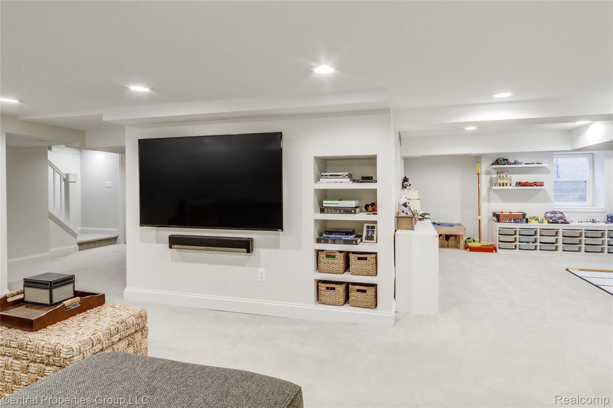 168 Hamilton Road Bloomfield Hills, MI 48301 - Photo 37 of 46 Large finished basement providing extra square footage of living space.
