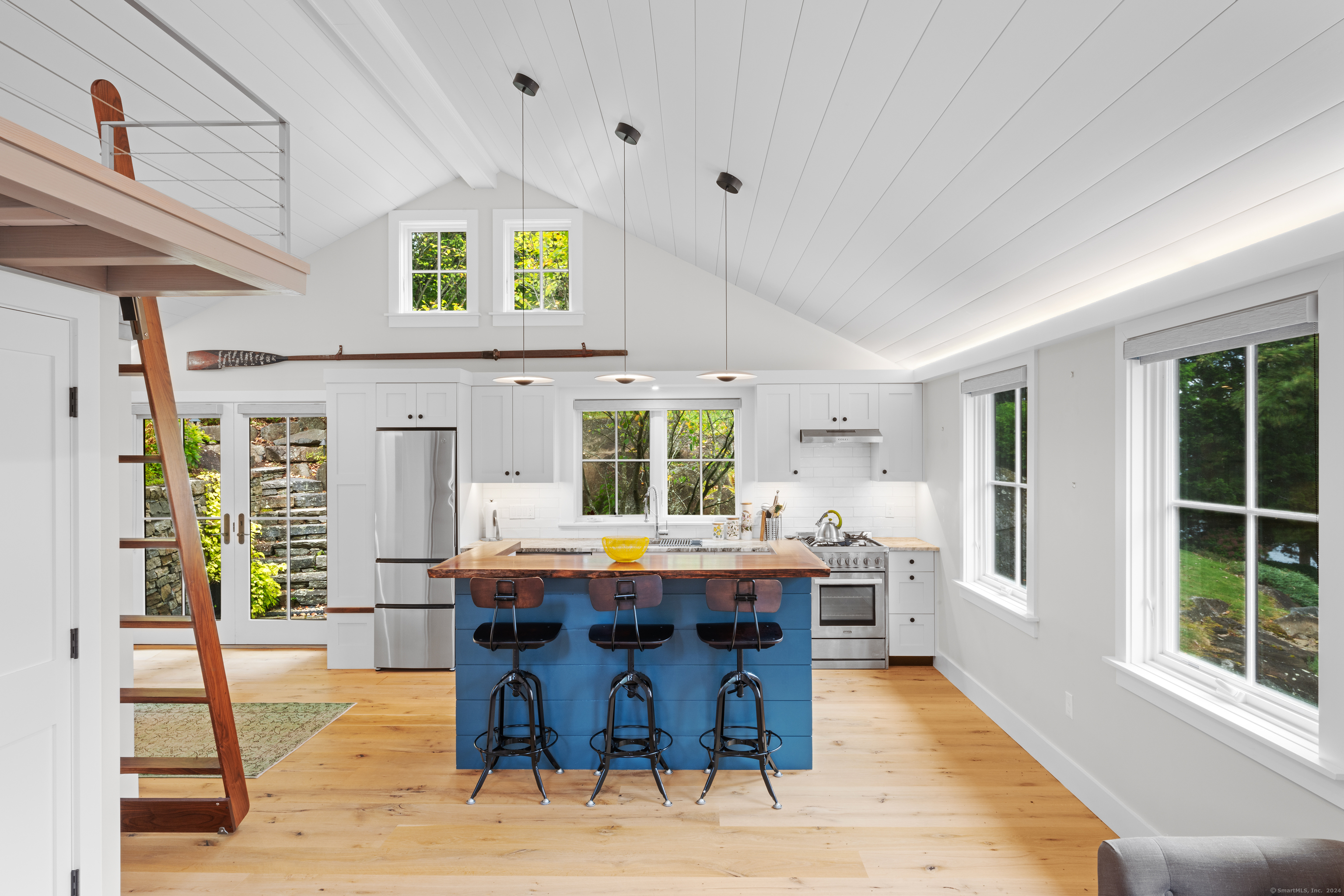 65 Landing Road, Unit STUDIO Higganum, CT 06441 - Photo 6 of 22 Studio - bedroom nook, sleeping loft, well appointed kitchen, beautiful full bathroom with laundry