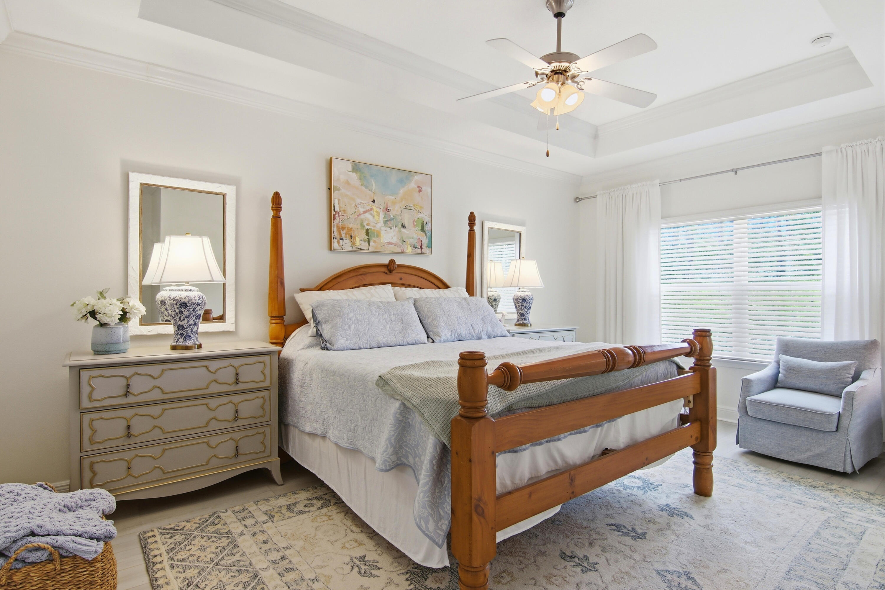 169 Marsh Landing North Freeport, FL 32439 - Photo 16 of 44 a bedroom with a bed and a couch