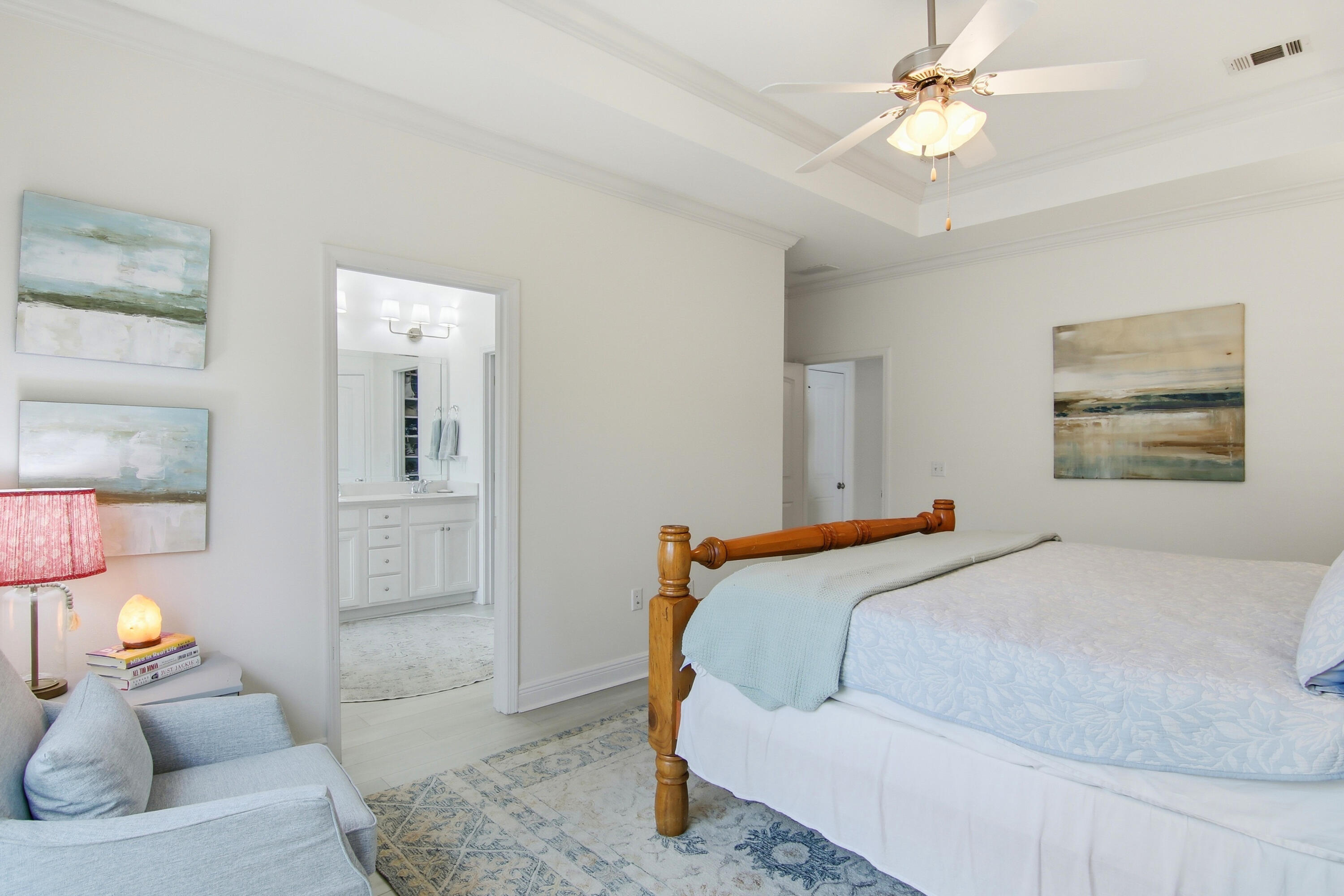 169 Marsh Landing North Freeport, FL 32439 - Photo 18 of 44 a bedroom with a bed and furniture