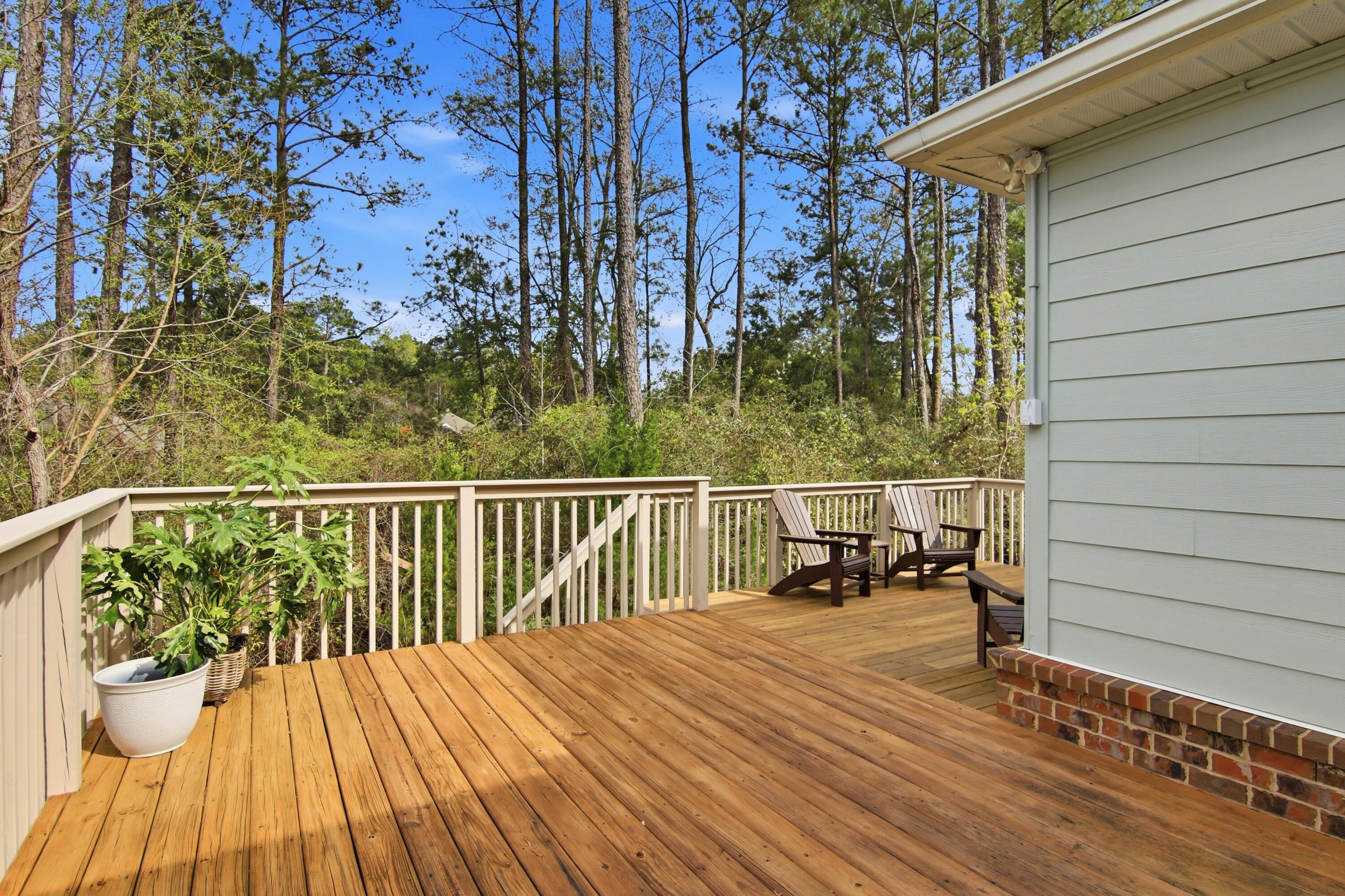 169 Marsh Landing North Freeport, FL 32439 - Photo 30 of 44 a view of balcony with wooden floor and seating space