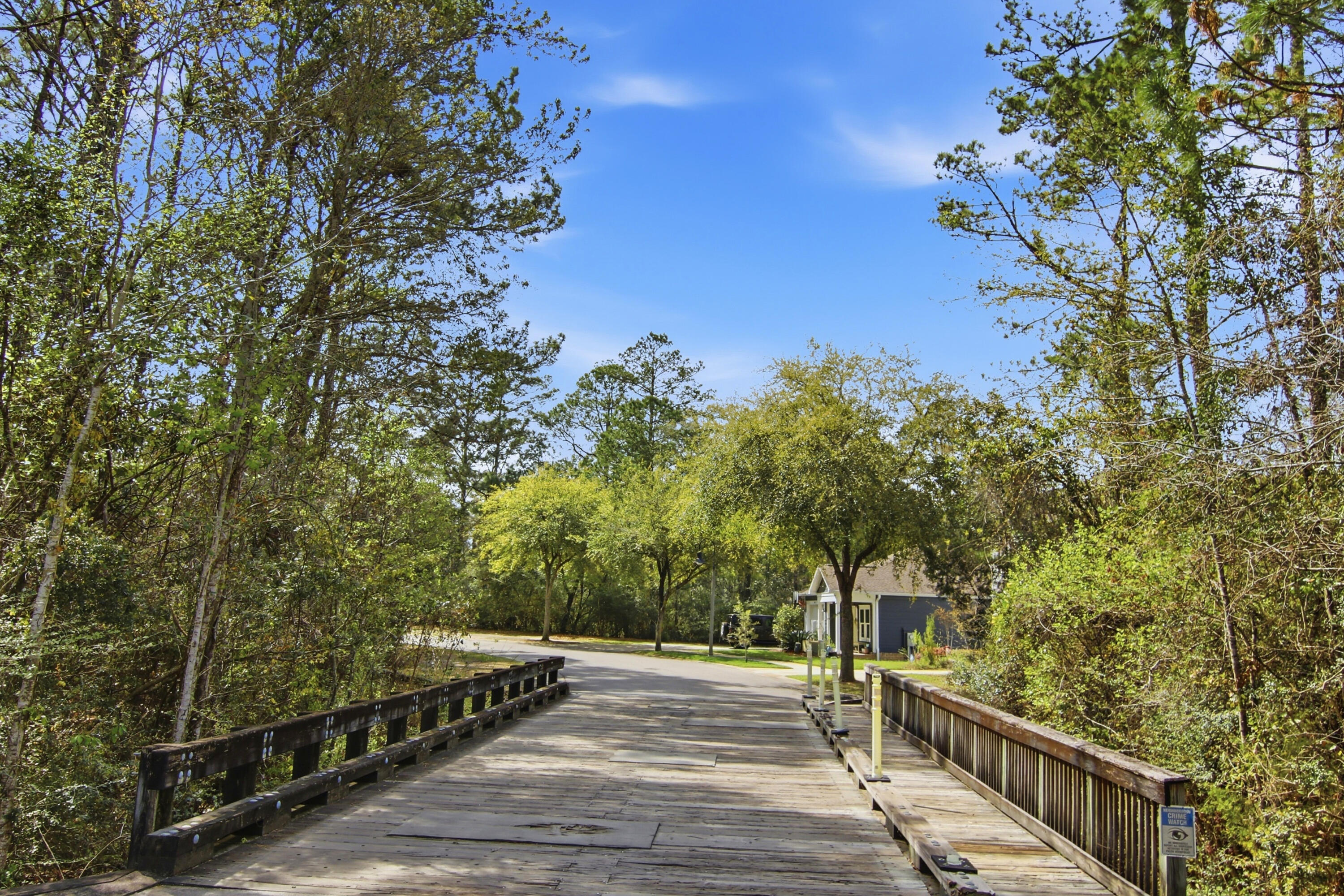 169 Marsh Landing North Freeport, FL 32439 - Photo 41 of 44 a view of a pathway with a wrought fence