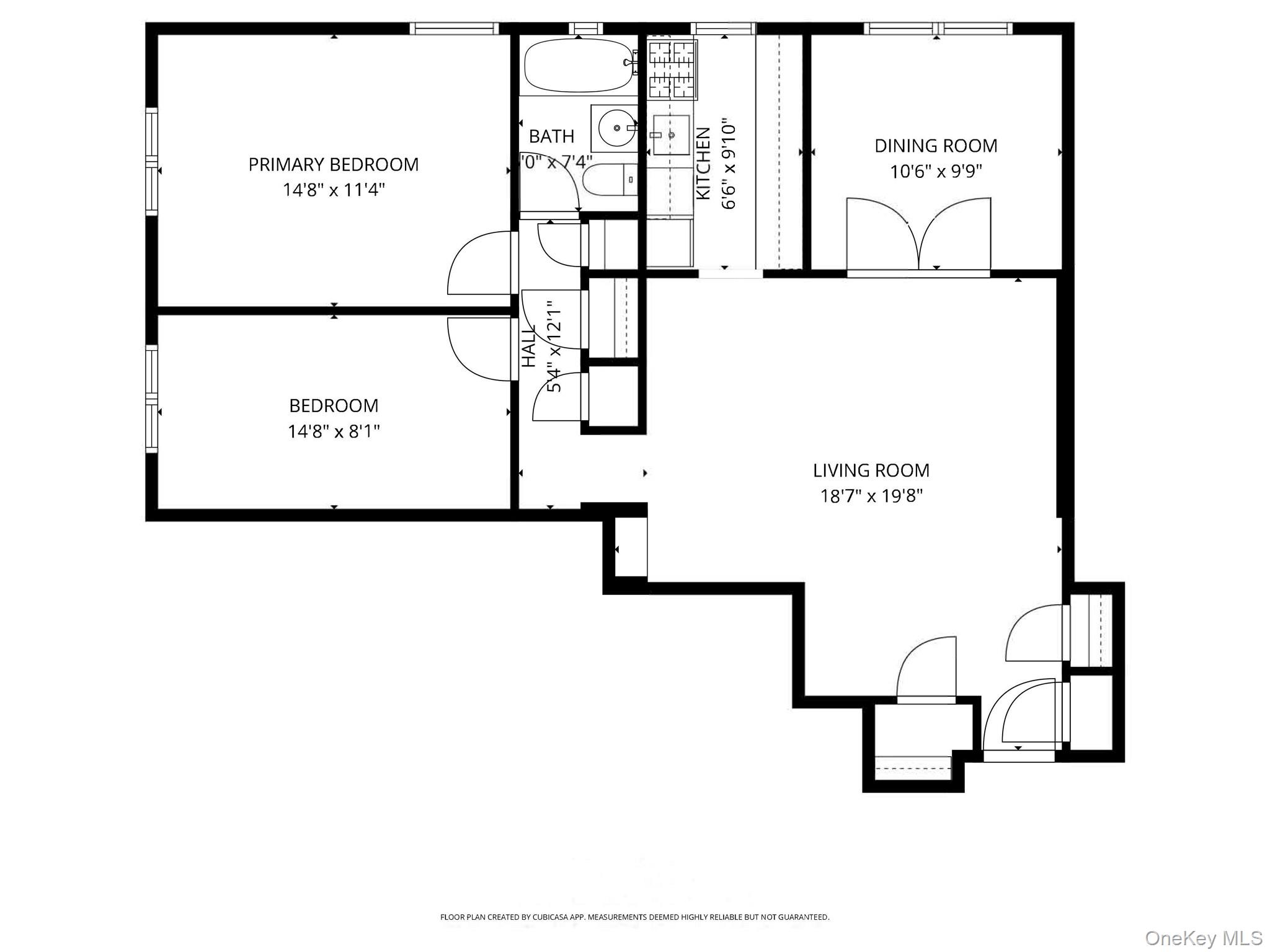 100-11 67th Road, Unit 205 Forest Hills, NY 11375 - Photo 15 of 15 a picture of a floor plan