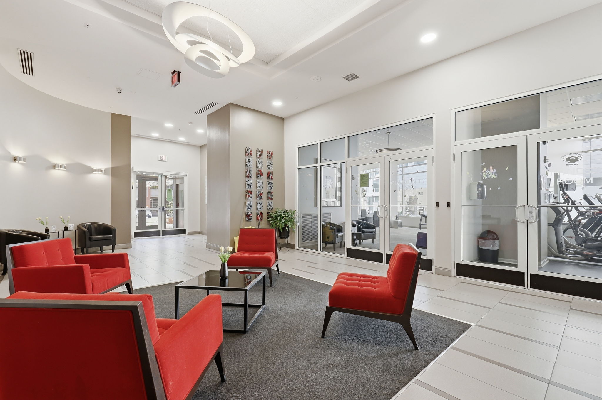 930 Wayne Avenue, Unit 201 Silver Spring, MD 20910 - Photo 21 of 28 Inviting spacious lobby