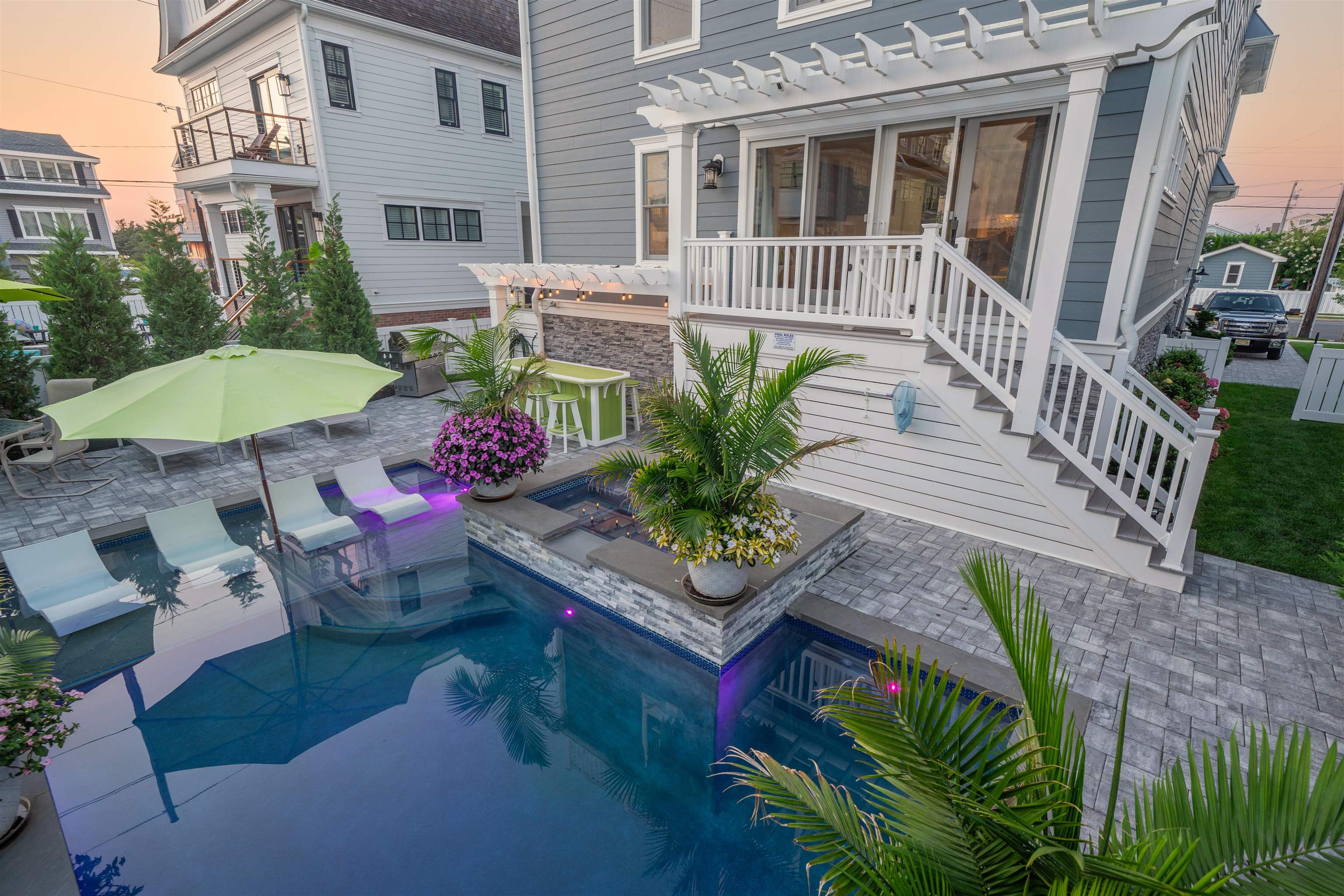 280 36th Avalon, NJ 08202 - Photo 41 of 46 a view of a chairs and table in patio