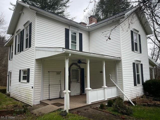52279 Bares Run Road Hannibal, OH 43931 - Photo 2 of 17 View of front facade featuring covered porch