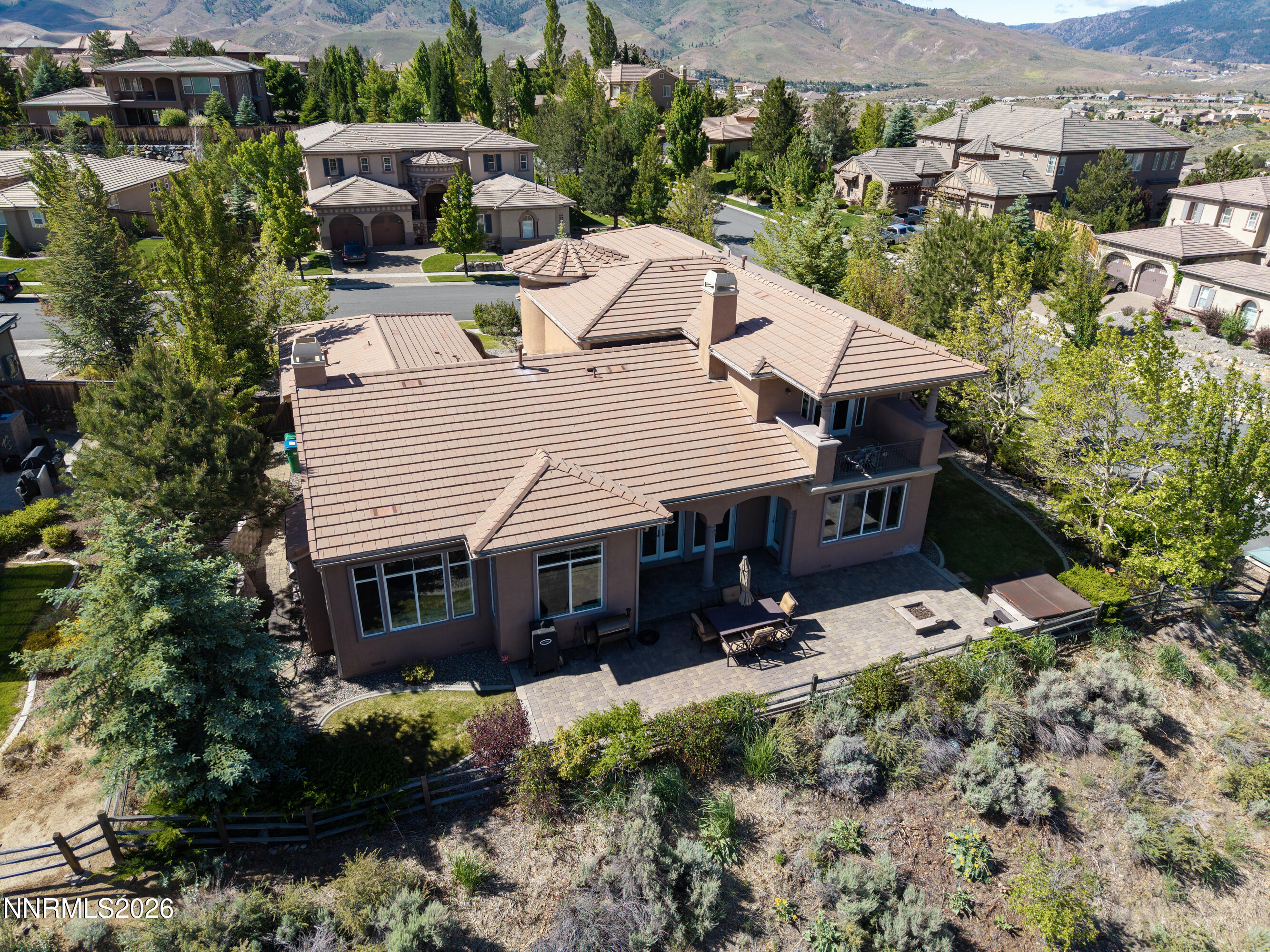 1898 Laurel Ridge Drive Reno, NV 89523 - Photo 77 of 87 an aerial view of a house with yard and lake view
