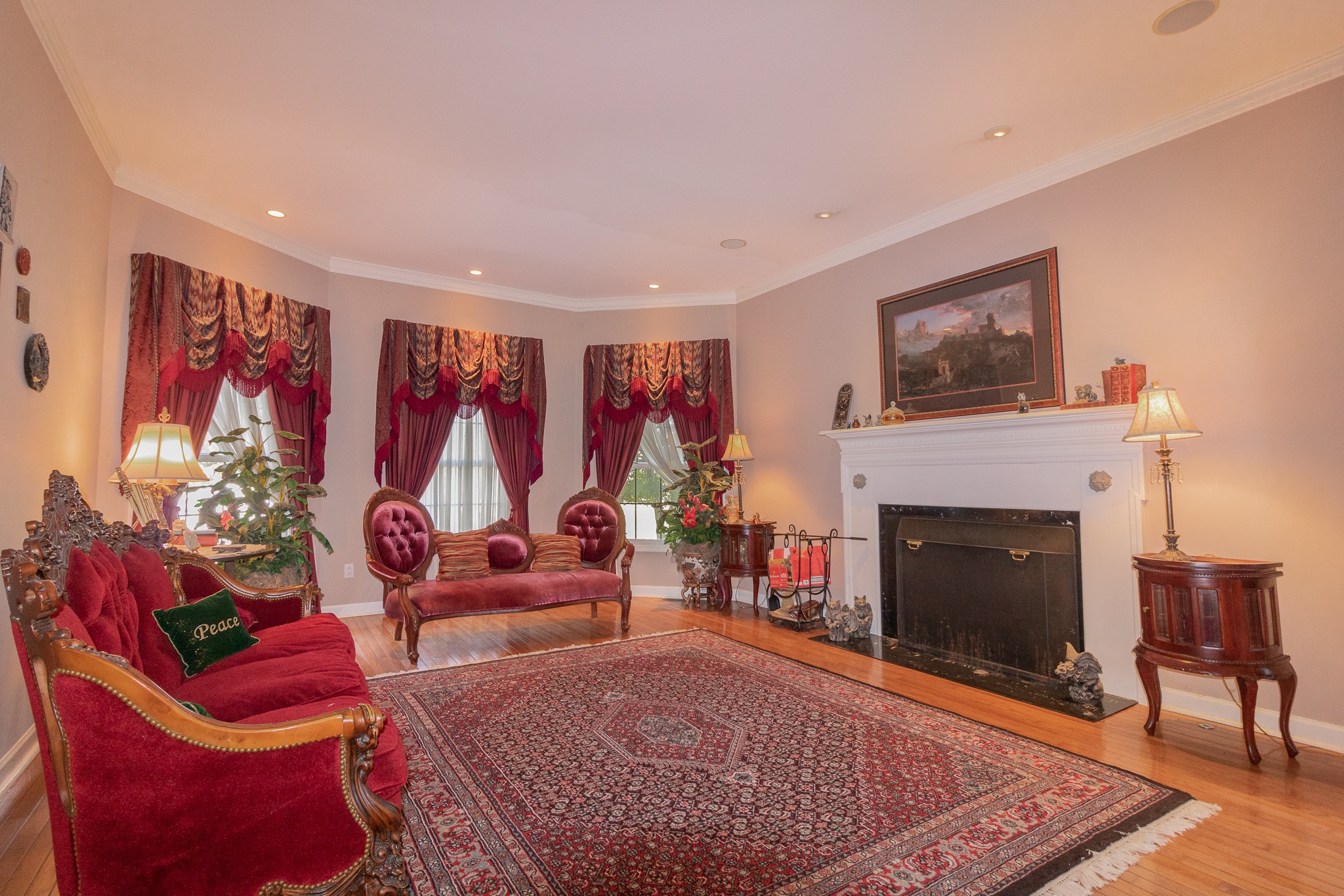 2654 Henry Gower Road Pleasant View, TN 37146 - Photo 11 of 49 a living room with furniture and a fireplace