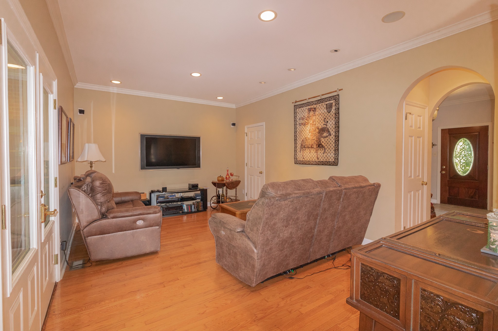2654 Henry Gower Road Pleasant View, TN 37146 - Photo 13 of 49 a living room with furniture and a flat screen tv