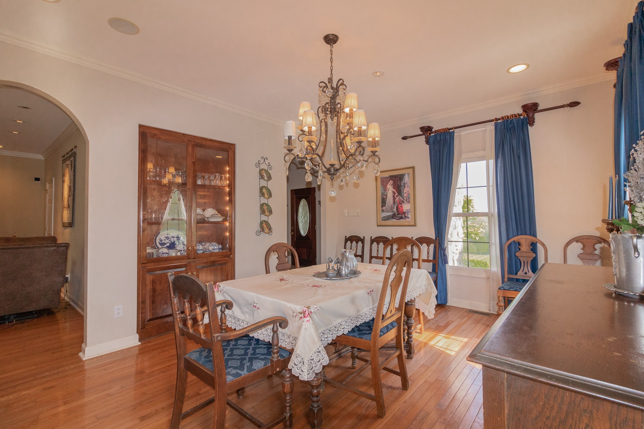 2654 Henry Gower Road Pleasant View, TN 37146 - Photo 22 of 49 a view of a dining room with furniture window and wooden floor