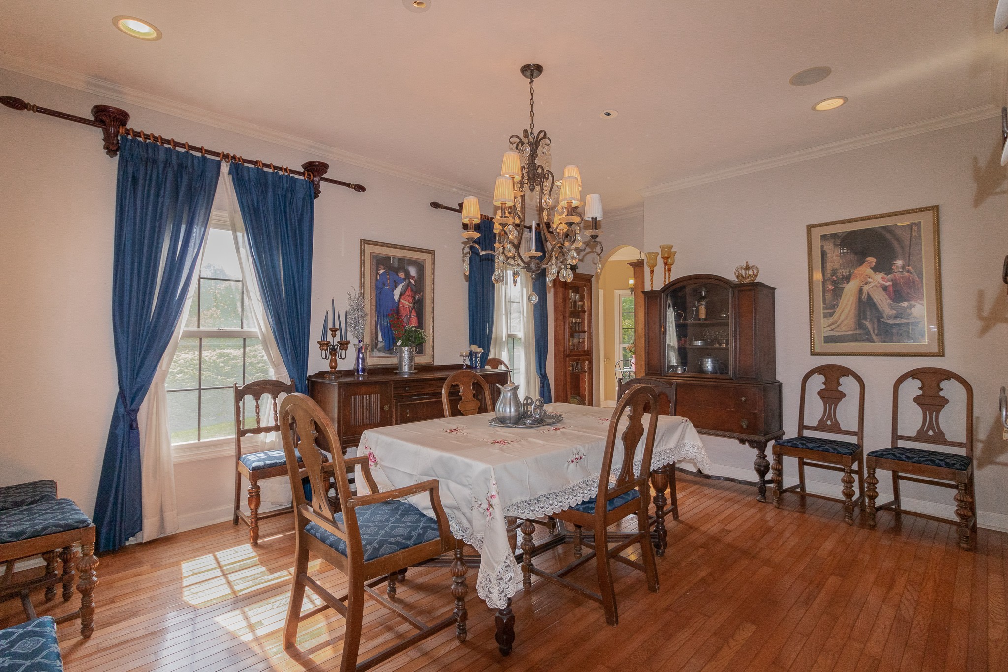 2654 Henry Gower Road Pleasant View, TN 37146 - Photo 23 of 49 a view of a dining room with furniture window and wooden floor