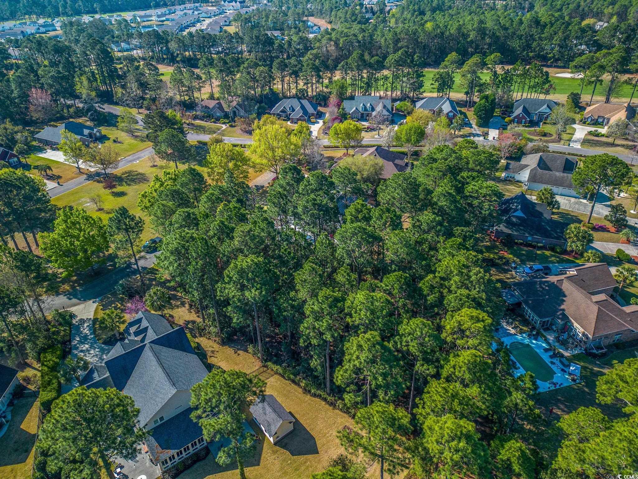 4374 Winged Foot Court Myrtle Beach, SC 29579 - Photo 12 of 25 Aerial overview of property's location featuring nearby suburban area