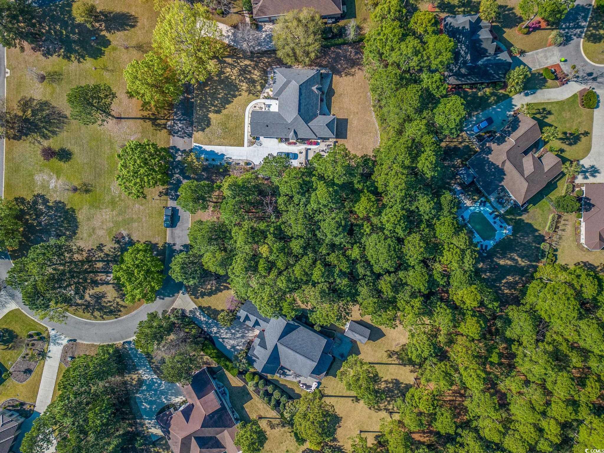 4374 Winged Foot Court Myrtle Beach, SC 29579 - Photo 17 of 25 Aerial view of property and surrounding area