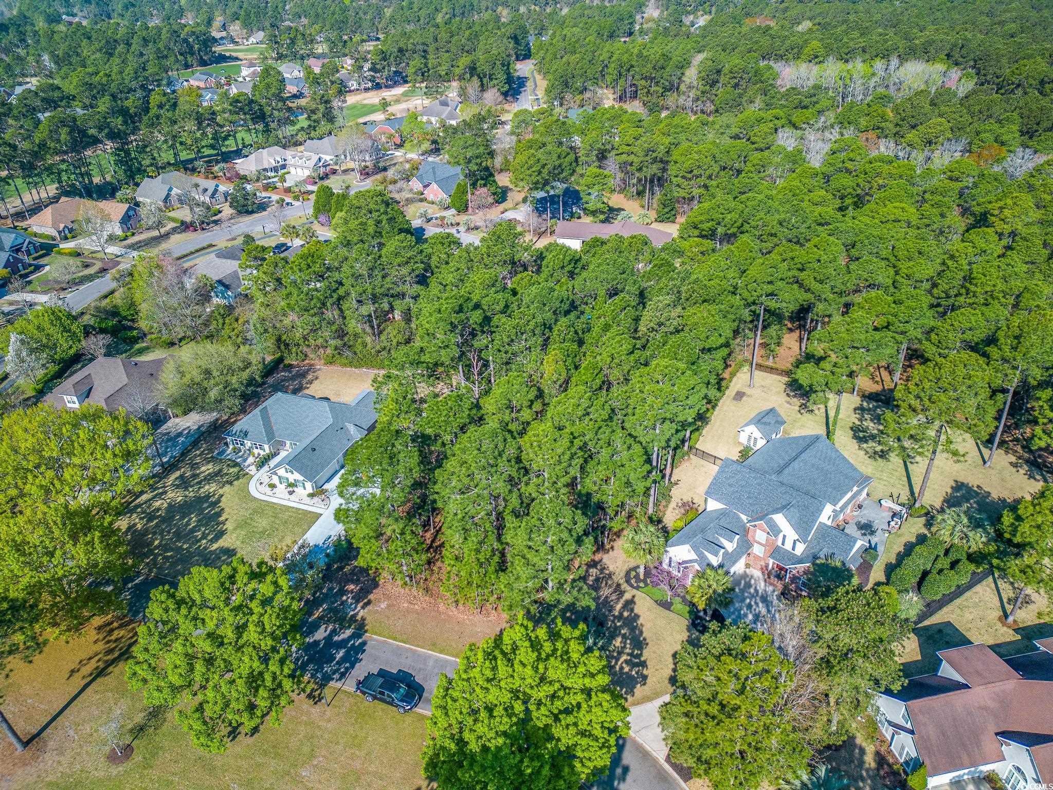 4374 Winged Foot Court Myrtle Beach, SC 29579 - Photo 6 of 25 Aerial overview of property's location with nearby suburban area