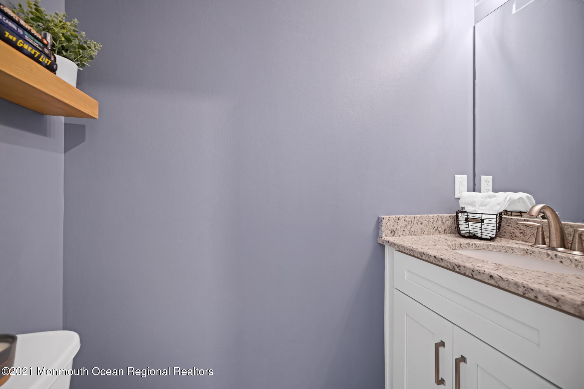 114 Revival Road Brick, NJ 08723 - Photo 3 of 44 a bathroom with a granite countertop sink and a toilet