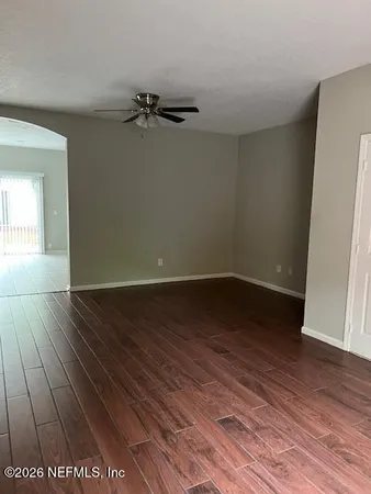 wooden floor in an empty room