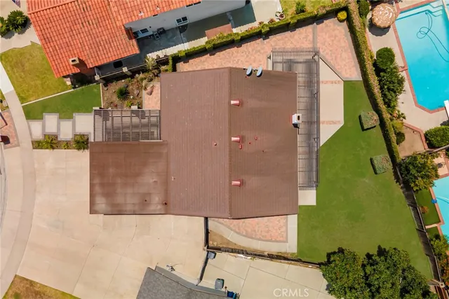 an aerial view of residential building and lake view