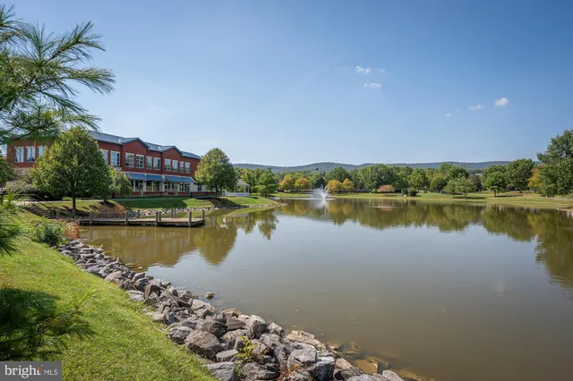 a view of a city and lake view