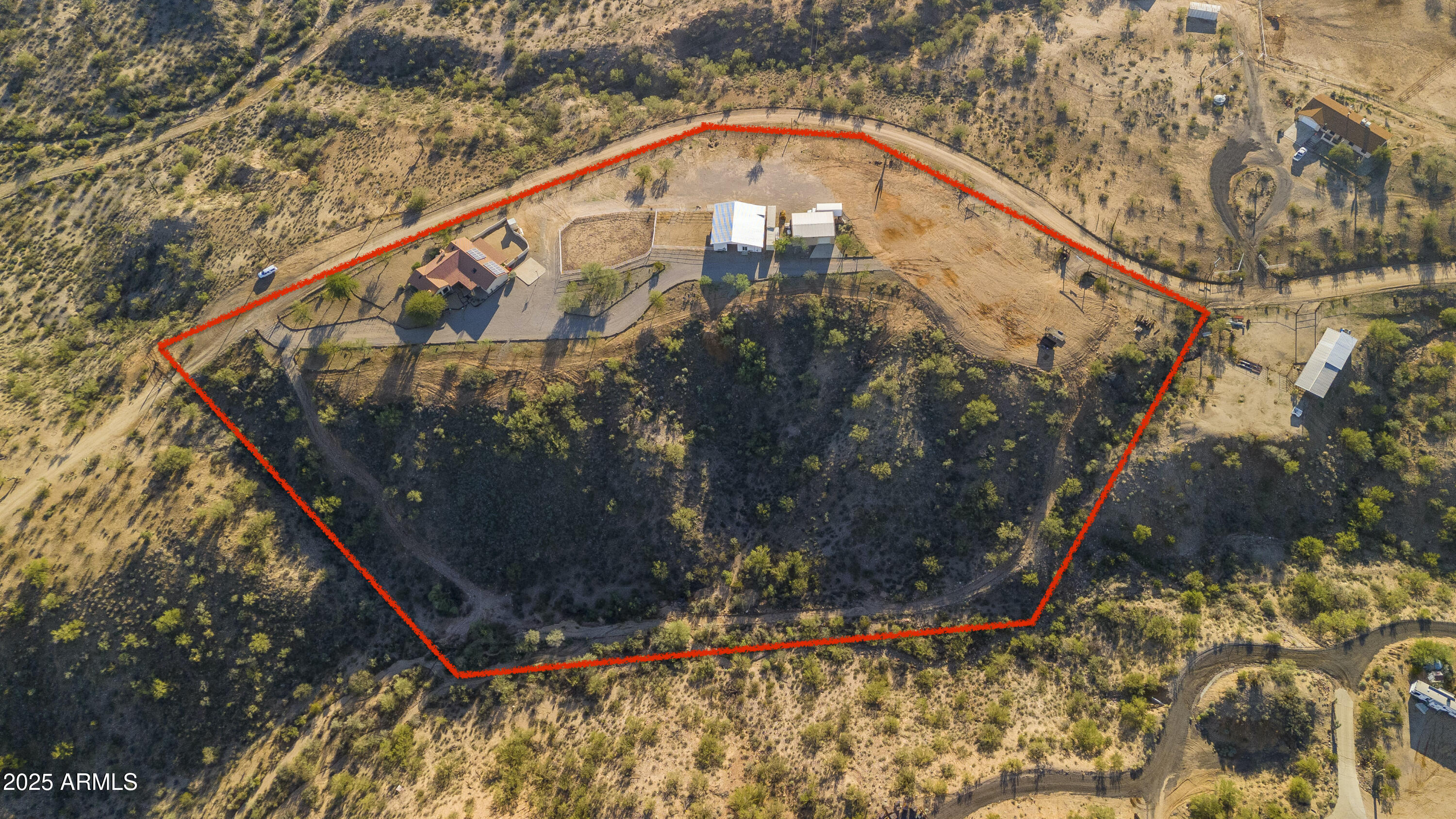 18330 Moonlight Mesa Road Wickenburg, AZ 85390 - Photo 8 of 31 a view of swimming pool with a yard