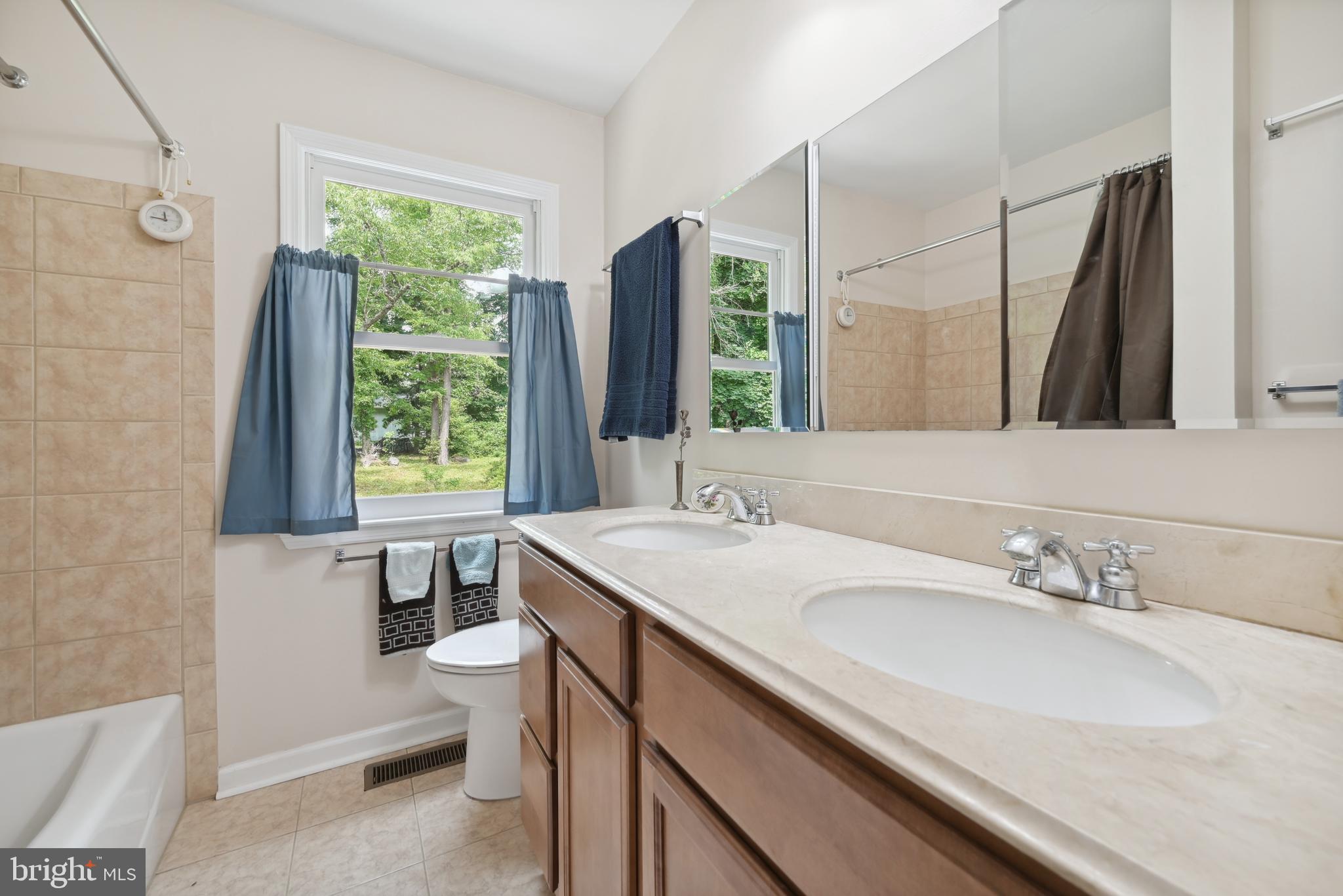 16 Fieldston Road West Windsor, NJ 08550 - Photo 26 of 34 a bathroom with a sink and a mirror