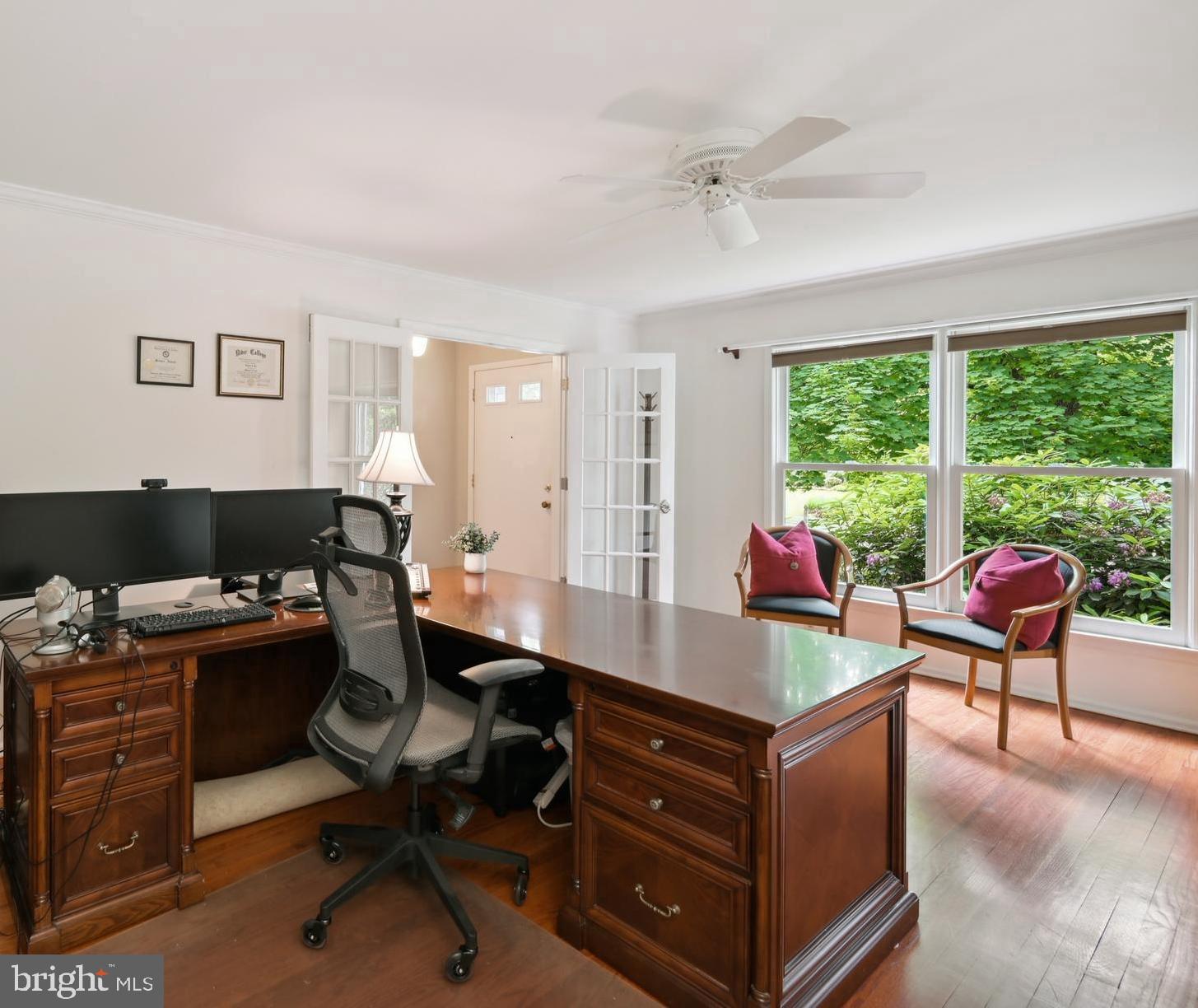 16 Fieldston Road West Windsor, NJ 08550 - Photo 6 of 34 a view of a workspace with furniture and a window