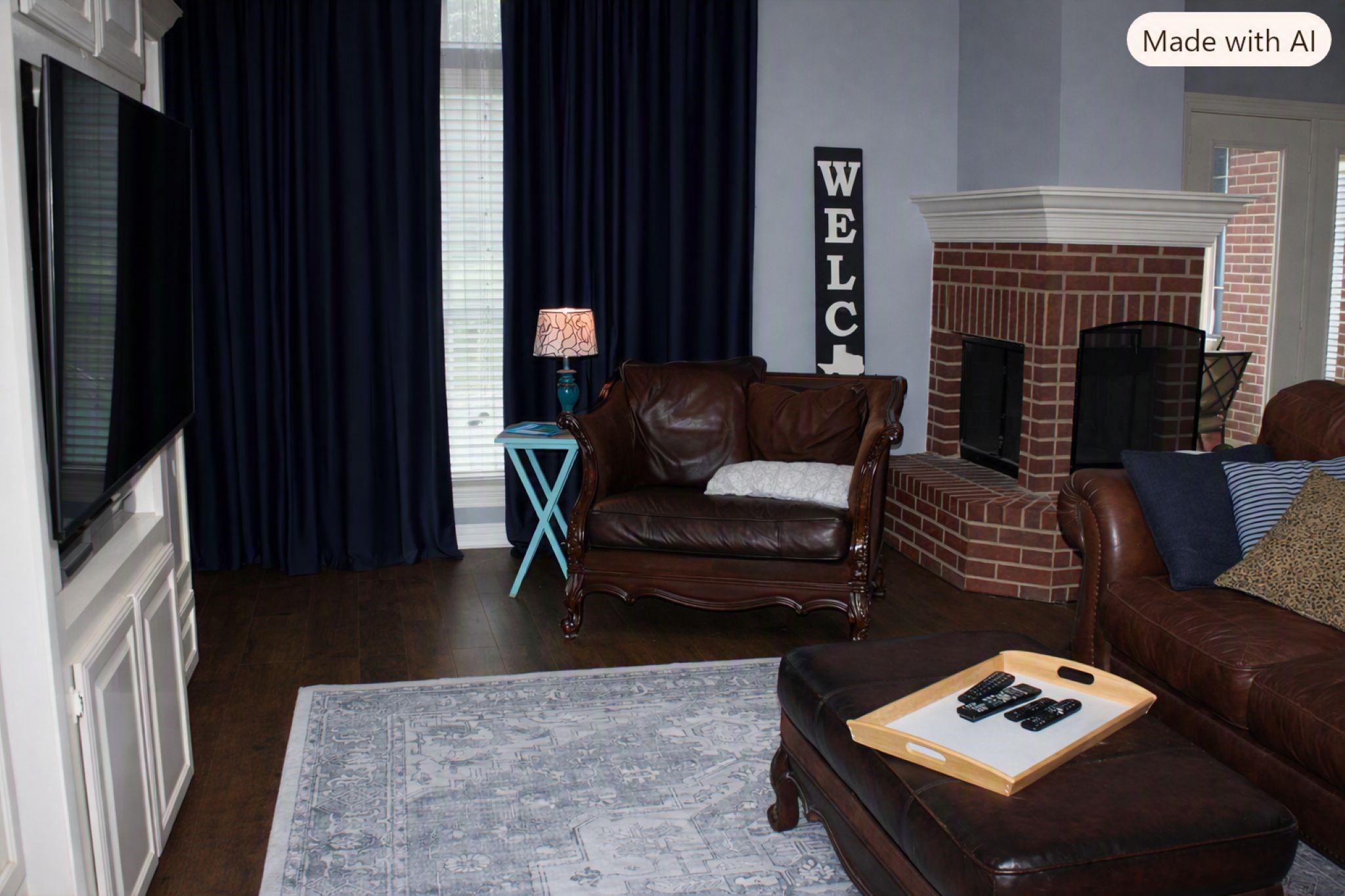 2186 Riverside Drive West Columbia, TX 77486 - Photo 8 of 28 family with fireplace