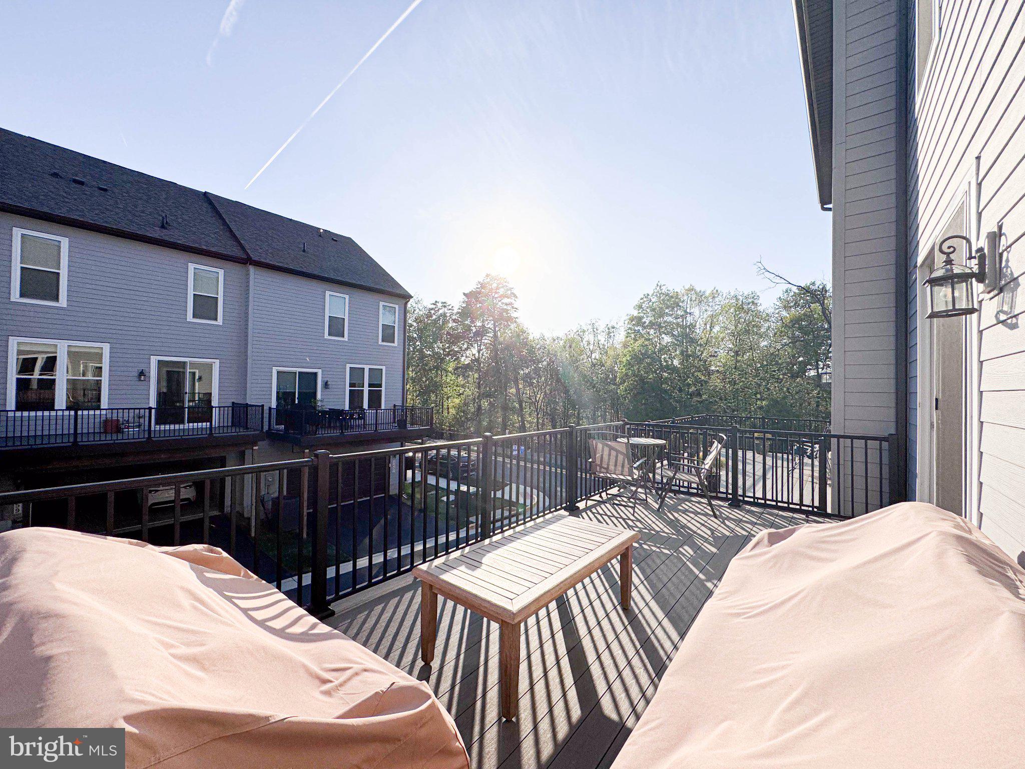 2453 Liberty Loop Herndon, VA 20171 - Photo 50 of 52 a view of a roof deck with furniture
