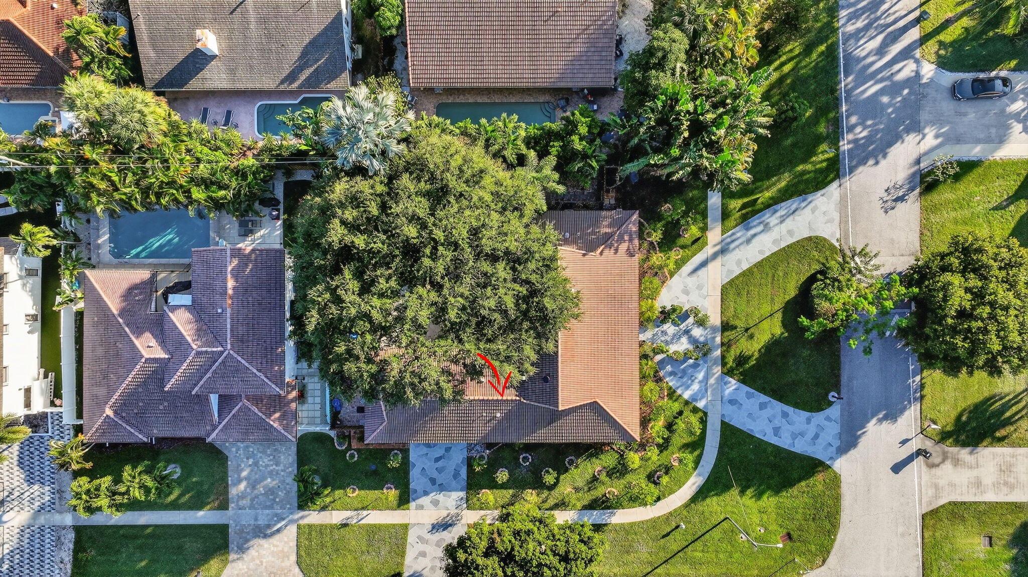 7598 West Country Club Boulevard Boca Raton, FL 33487 - Photo 30 of 103 an aerial view of a house