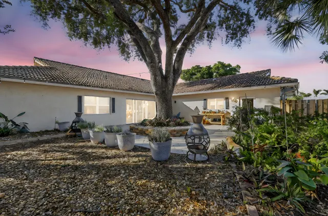 a view of a house with a door