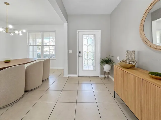 a kitchen with a cabinets and window