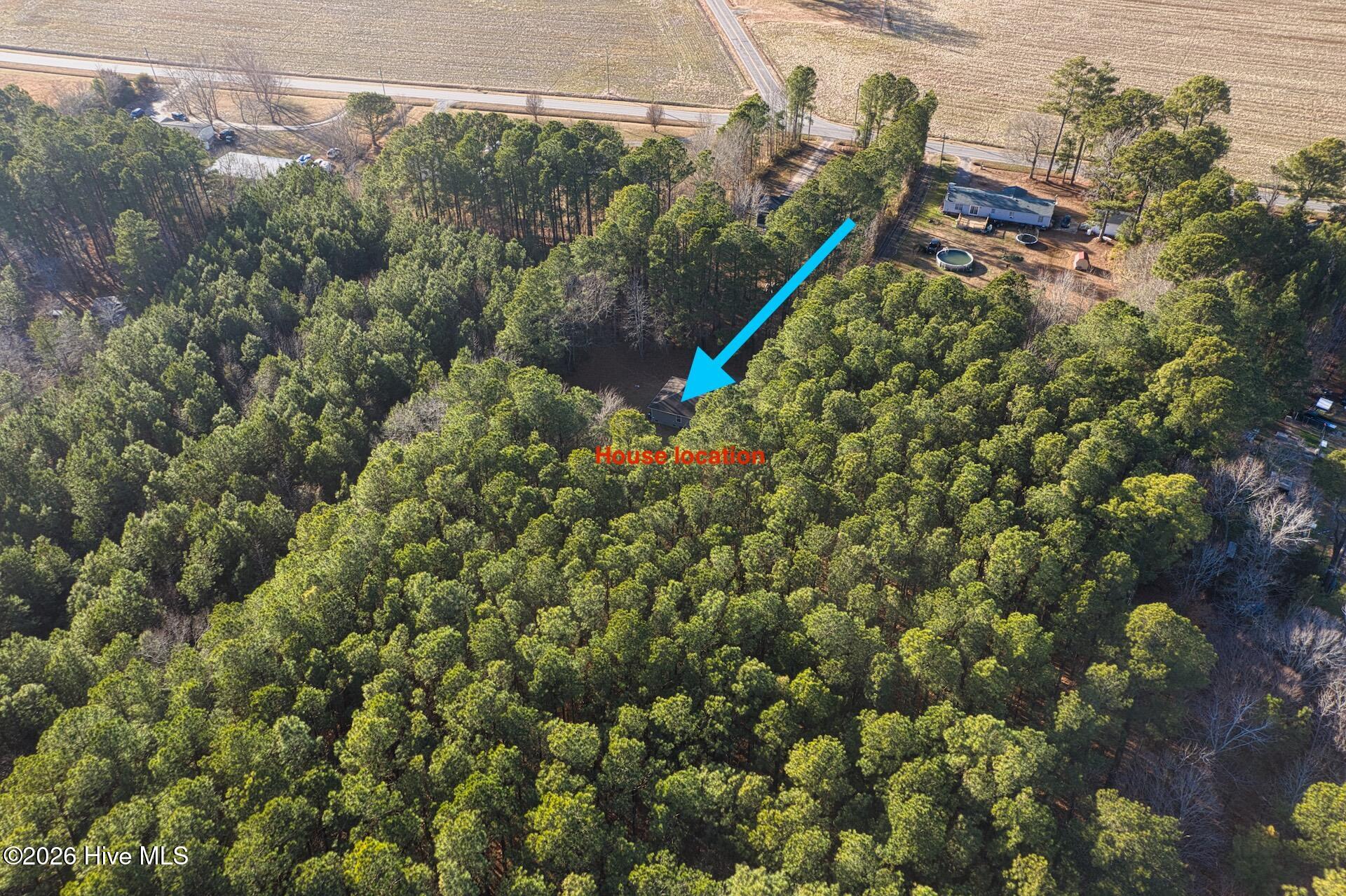 554 North Trotman Road Camden, NC 27921 - Photo 28 of 30 house aerial in trees