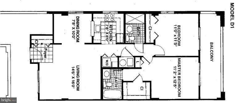 1951 Sagewood Lane, Unit 302 Reston, VA 20191 - Photo 23 of 23 Floor Plan #1