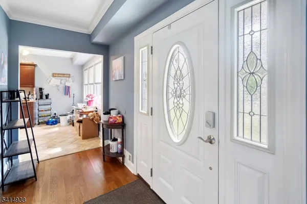 a view of a entryway door with interior