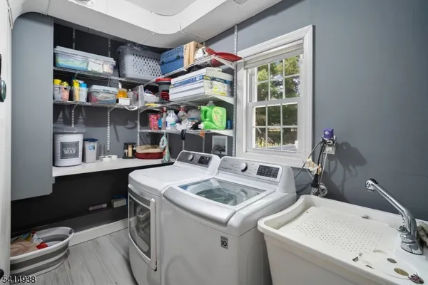 a room with storage and utility