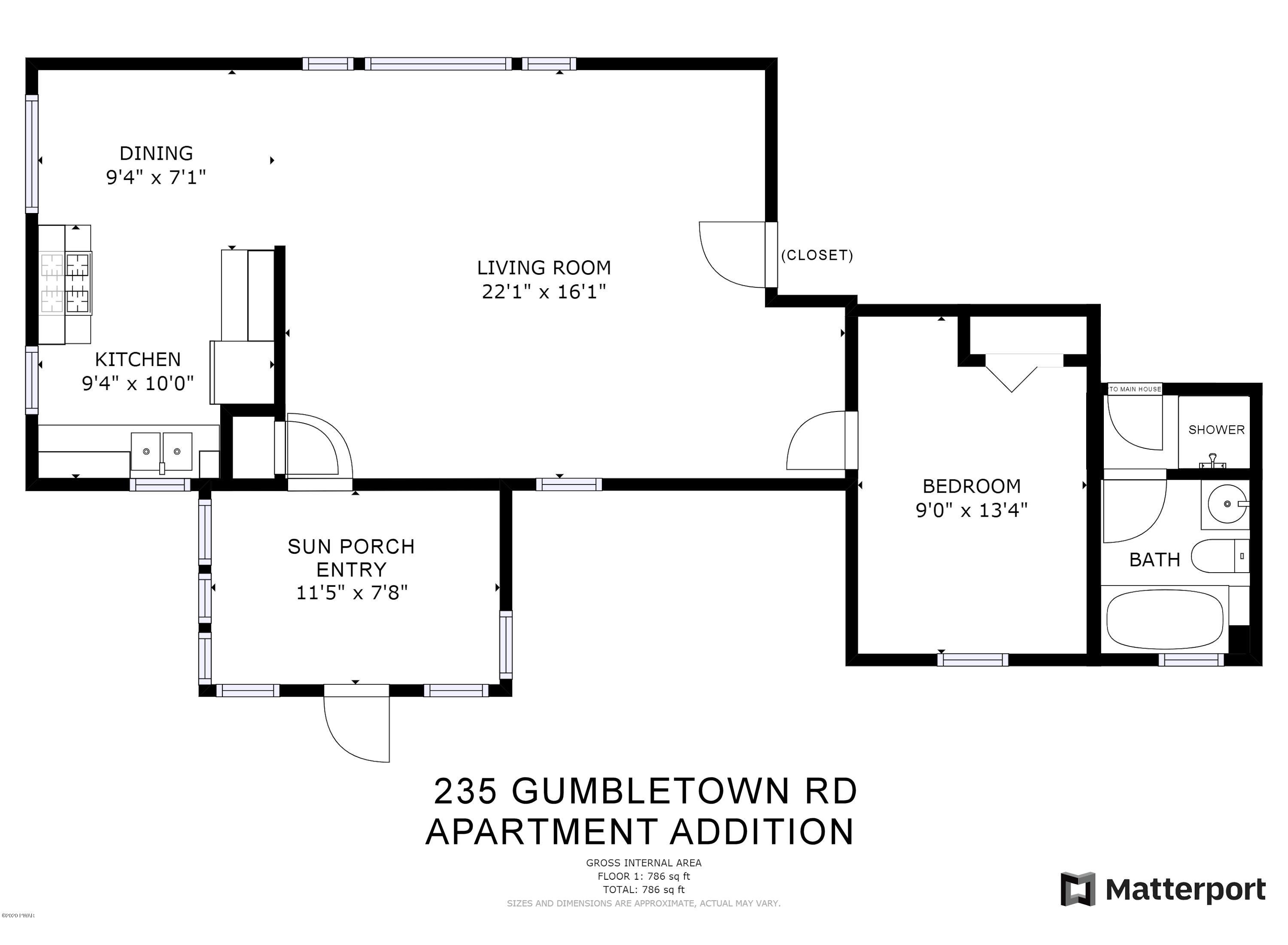 235 Gumbletown Road Tafton, PA 18464 - Photo 54 of 54 Apartment Floor Plan UBR 3000 x 2200