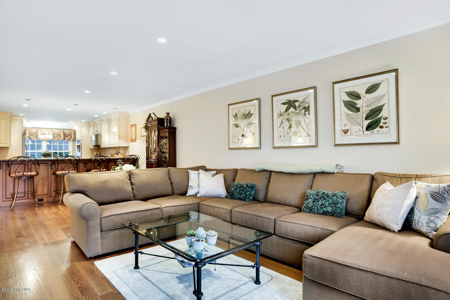 193 Hamilton Avenue, Unit 10 Greenwich, CT 06830 - Photo 5 of 22 a living room with furniture and kitchen view