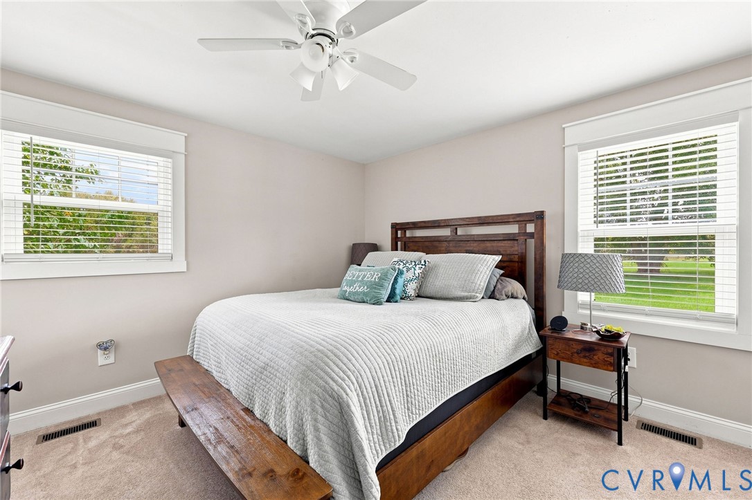 1108 Schroeder Road Powhatan, VA 23139 - Photo 25 of 33 Recessed lighting, ceiling fan, and two windows wi