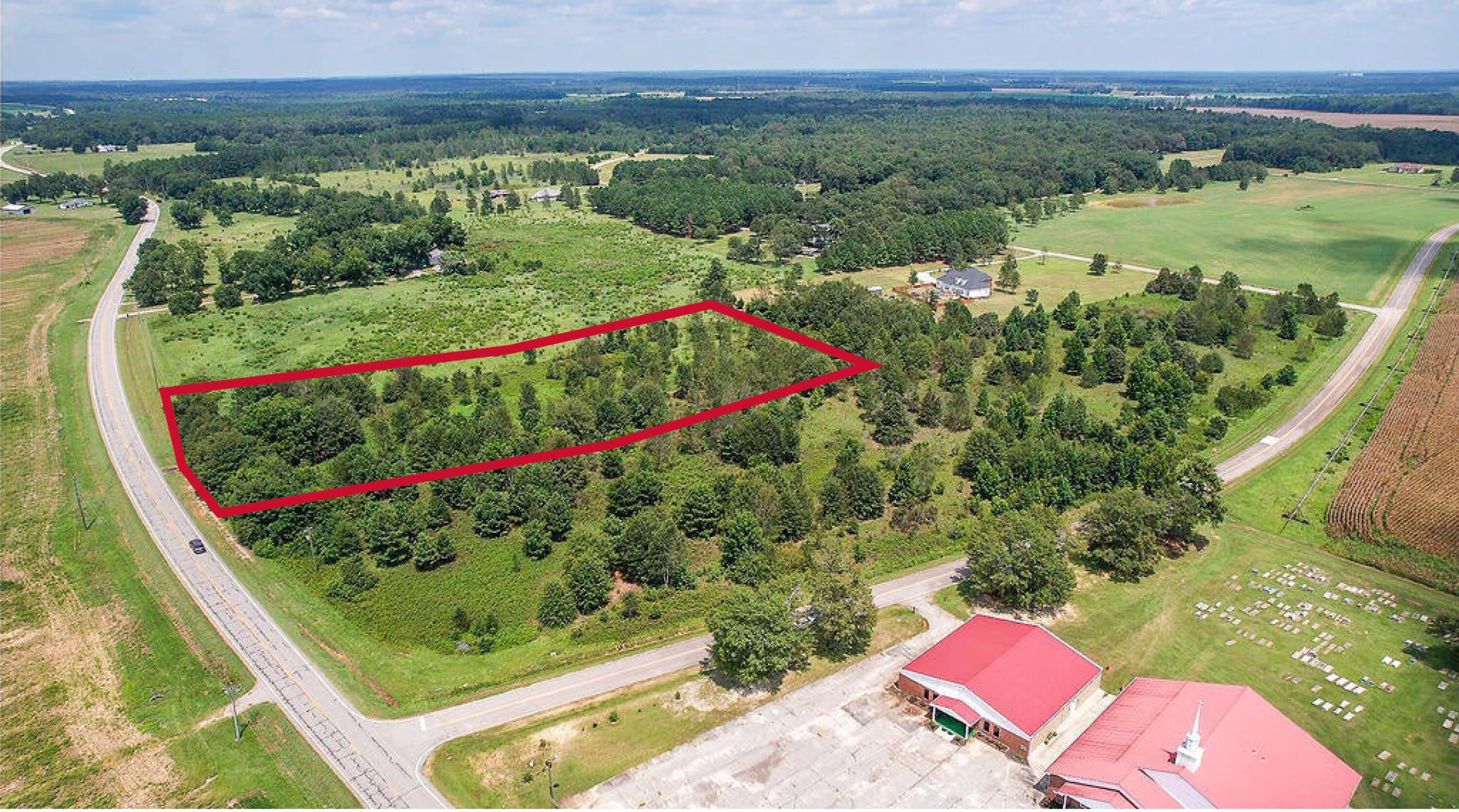 3 Stone Springfield Church Road Stapleton, GA 30823 - Photo 2 of 8 land outlined_Photos_2