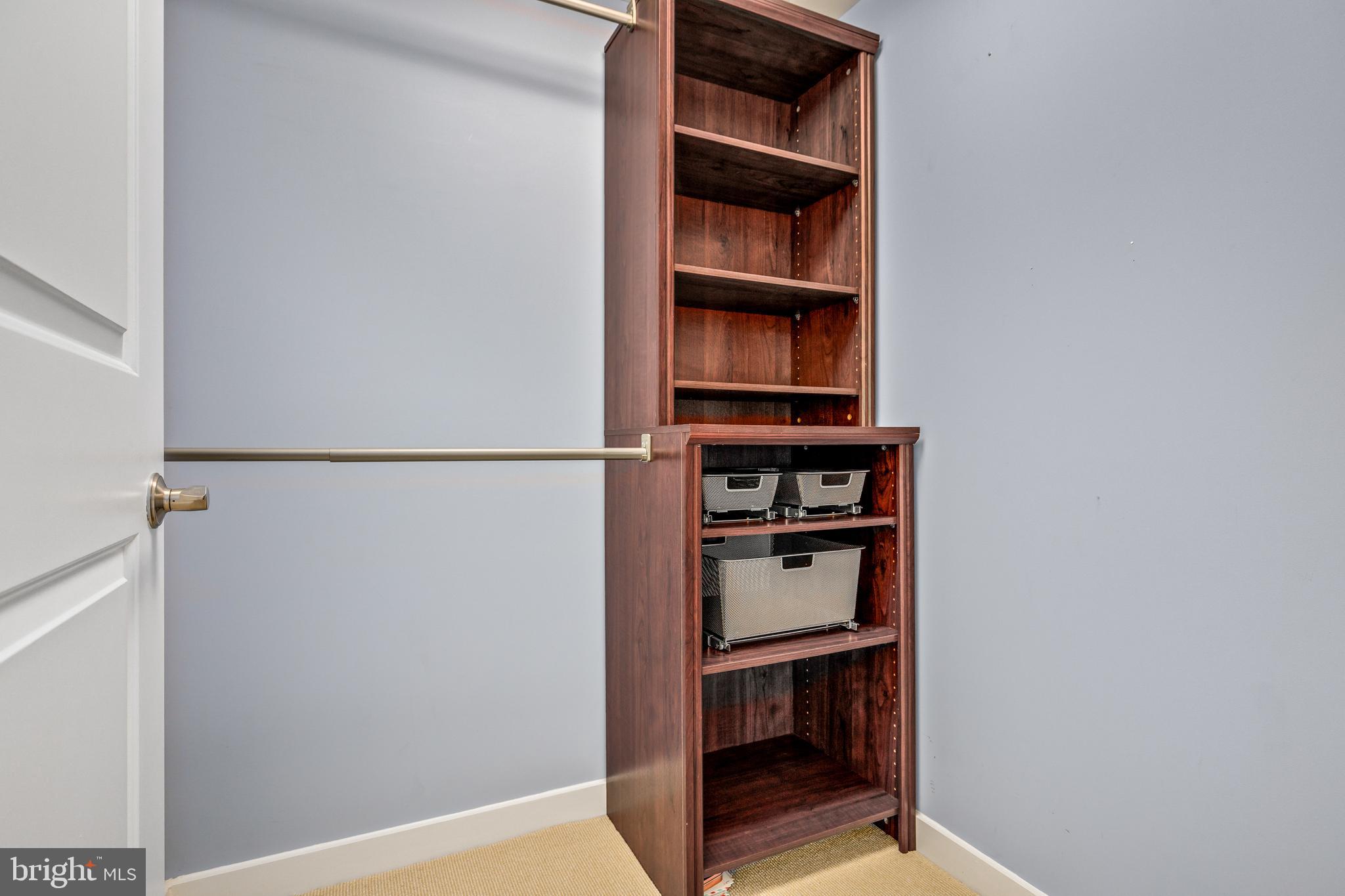 1025 First Street Southeast, Unit 611 Washington, DC 20003 - Photo 25 of 32 a view of small space with racks on the wall