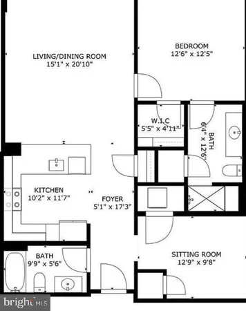 $3,200 | 1025 First Street Southeast, Unit 611, Washington, DC 20003