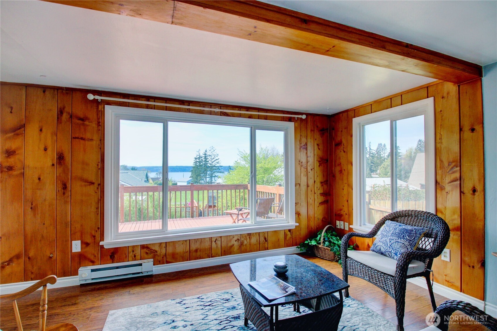 818 Serene View Road Camano Island, WA 98282 - Photo 20 of 39 a bedroom with furniture and a window