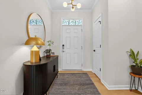 a front view of a house with a porch