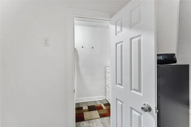 a view of walk in closet