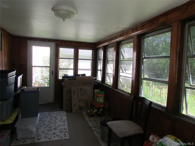 a view of a livingroom with furniture