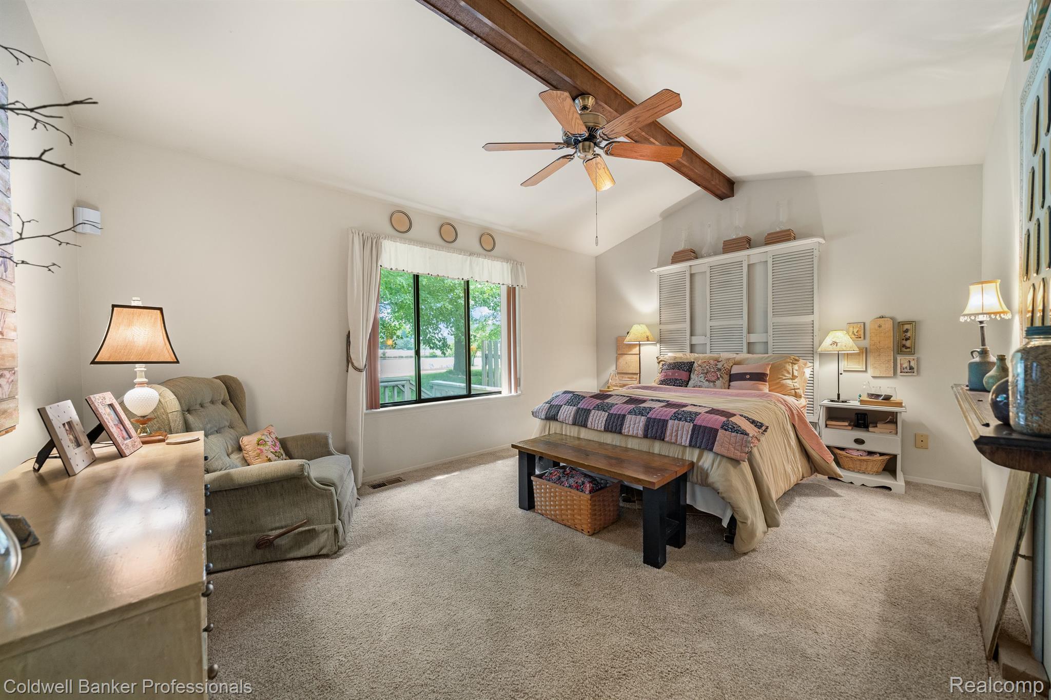 606 Tennyson Rochester, MI 48307 - Photo 23 of 30 Primary Bedroom with ceiling fan and views