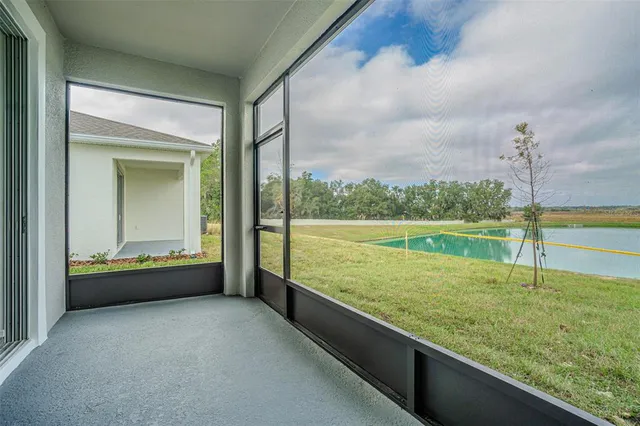 a view of an ocean from a balcony