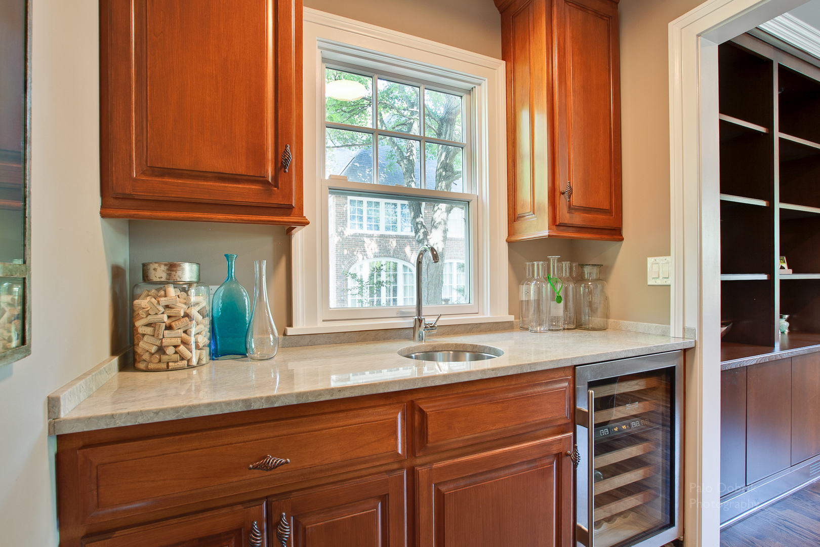 231 Franklin Road Glencoe, IL 60022 - Photo 20 of 49 a kitchen with granite countertop cabinets window and stainless steel appliances