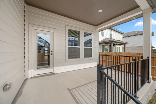 a view of porch with a porch