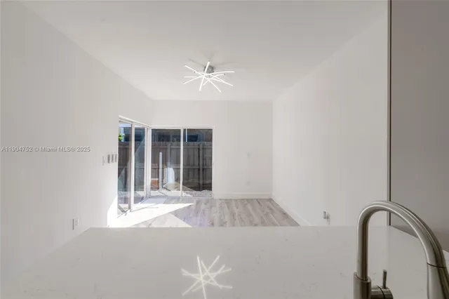 a view of wooden floor in a room